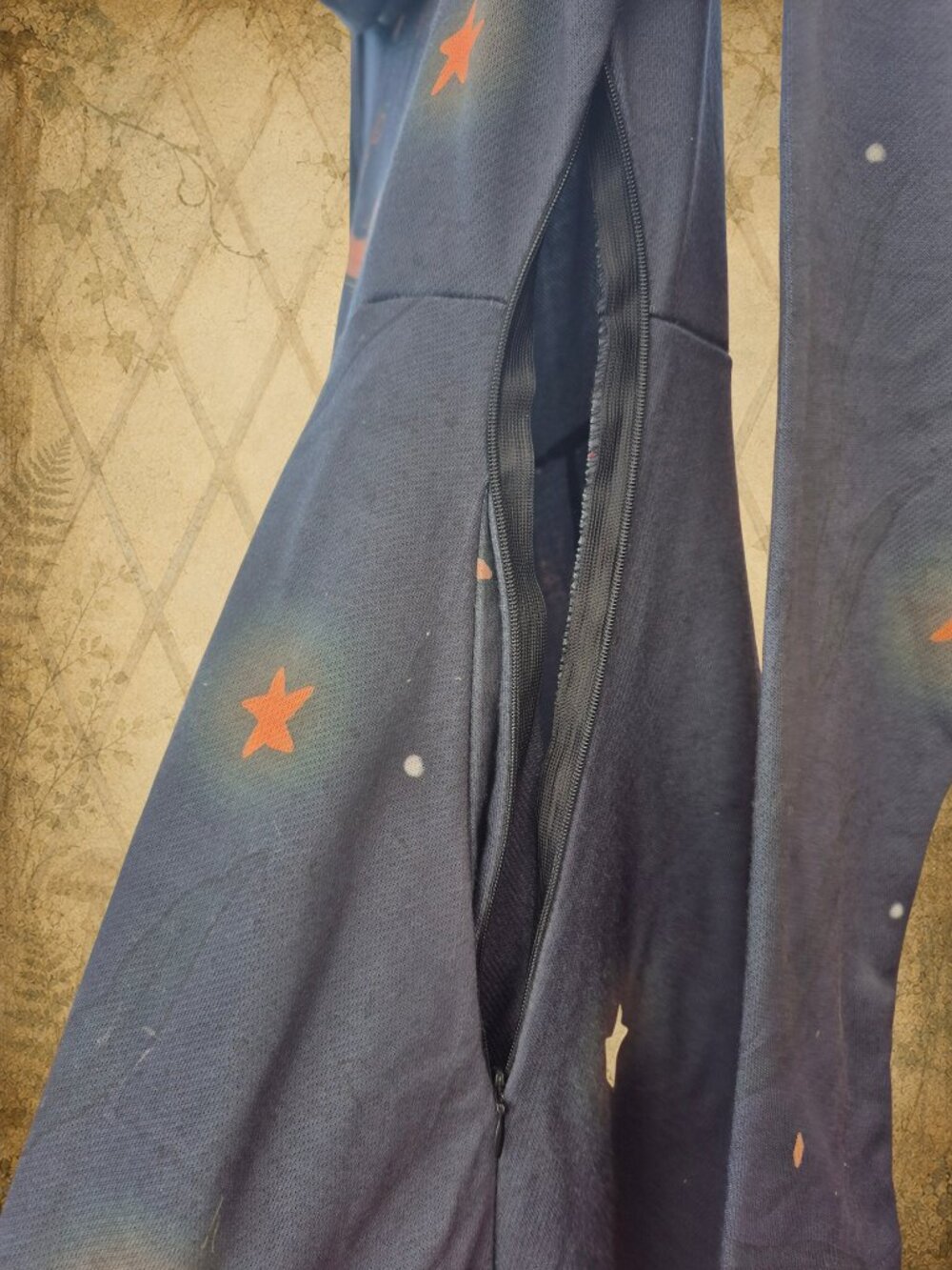 Way Up High ☁️🧚♂️ CoraMoon Maxi Dress Black Purple Moon & Stars - Picture 7 of 9